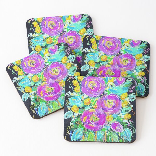 Item preview, Abstract FloralPurple designed and sold by Sandra Lett.