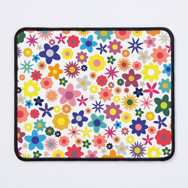 Item preview, Simple colorful flowers pattern  designed and sold by Yulia Chepurova.