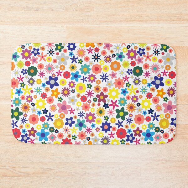 Item preview, Simple colorful flowers pattern  designed and sold by Yulia Chepurova.