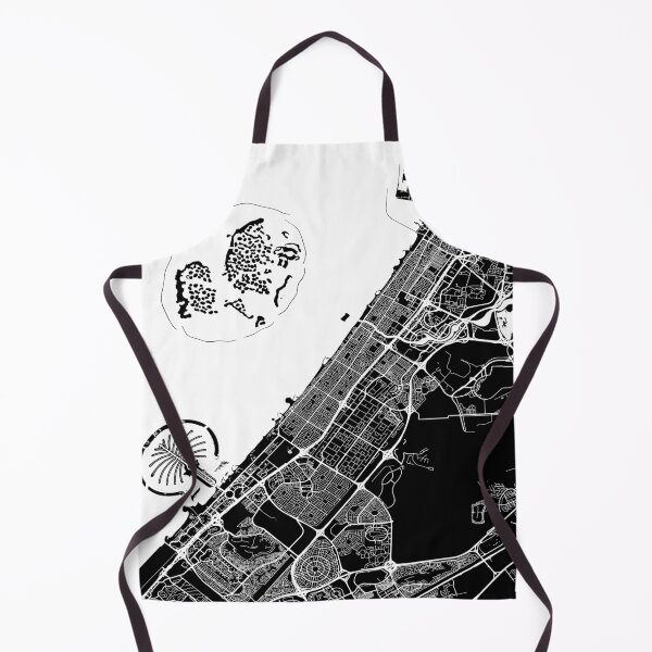Item preview, Dubai, UAE, City Map - Black designed and sold by helloadventure.