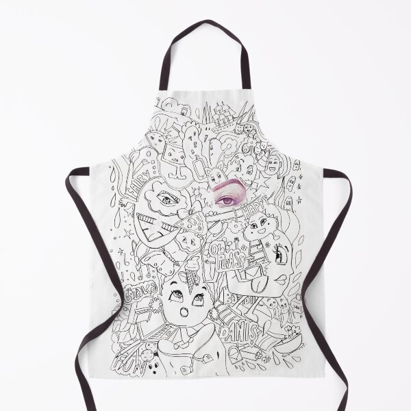 Item preview, doodle art black and white minimal line art designed and sold by Nazrin Nasimi.