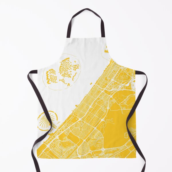 Item preview, Dubai, United Arab Emirates, City Map - Yellow designed and sold by helloadventure.