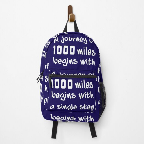 Item preview, A journey of 1000 miles begins with a single step, Motivational quotes, positive words and inspirational sayings for encouraging to do the best in your life. designed and sold by Quotesgallery.