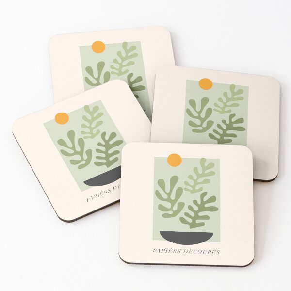 Item preview, Sage Green Matisse Cut Outs Exhibition Poster  designed and sold by GraphicBicycle.