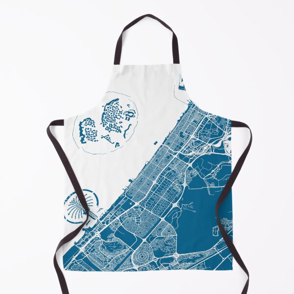 Item preview, Dubai, UAE, City Map - Blue designed and sold by helloadventure.