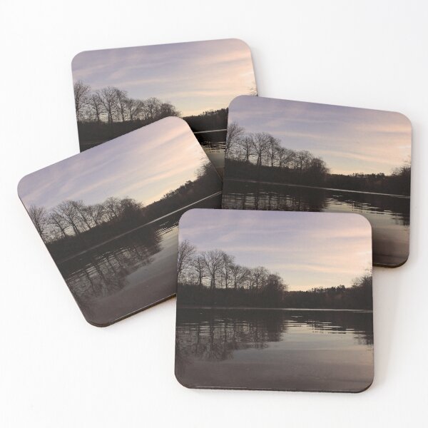 Item preview, Current River Sunset in Fall designed and sold by Wannabe Wandering Co..