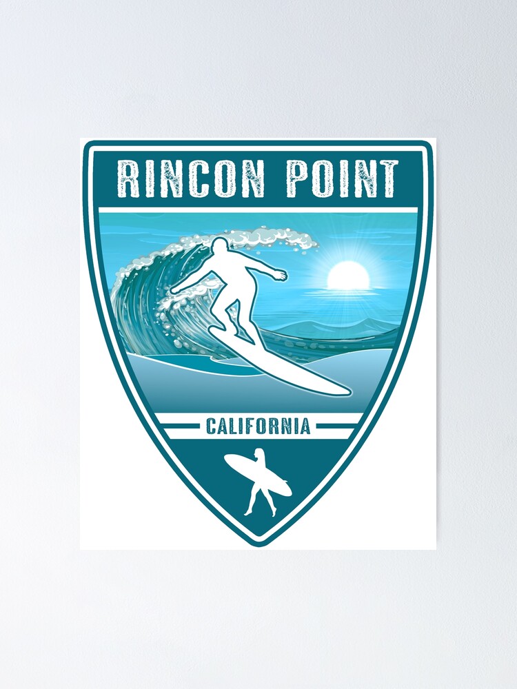 Thumbnail 1 of 3, Poster, Surf Rincon Point California designed and sold by MilitaryCandA.