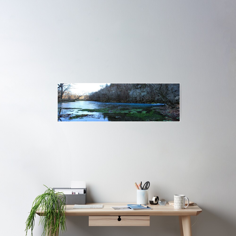 Big Spring and Spring Branch Panorama Poster