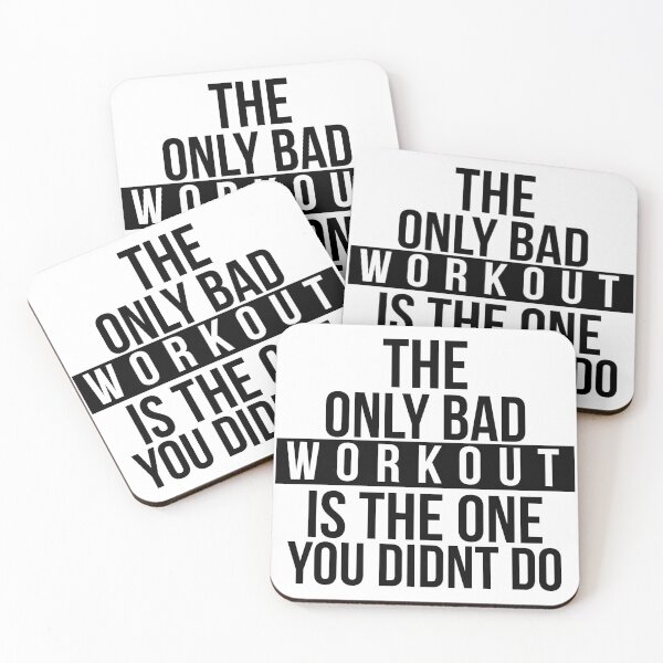 Item preview, The only bad workout is the one you didn't do designed and sold by teeteeworld.