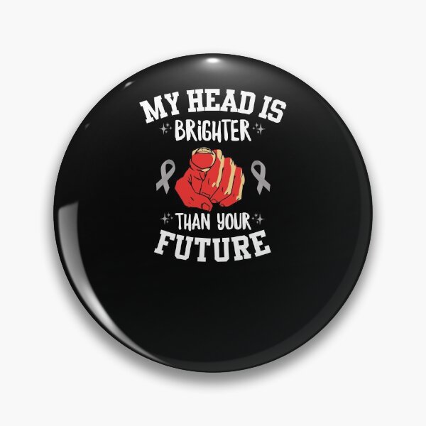 Item preview, Funny cancer support pun after chemo - Brain Cancer Awareness designed and sold by ZzCorezZ.