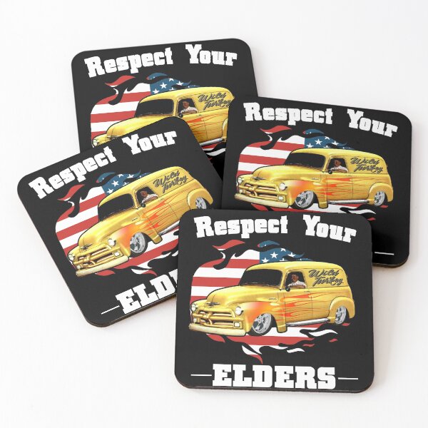 Item preview, Funny Car Guy - Respect Your Elders Classic Panel Truck designed and sold by CharJens.