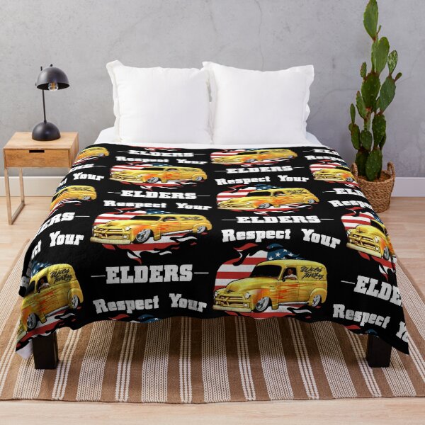 Item preview, Funny Car Guy - Respect Your Elders Classic Panel Truck designed and sold by CharJens.