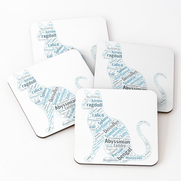 Item preview, Cat Shape Word Art  designed and sold by Obitez.