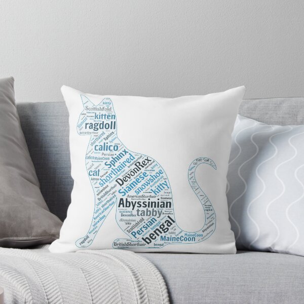 Item preview, Cat Shape Word Art  designed and sold by Obitez.
