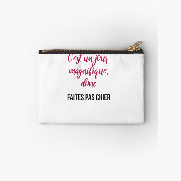 Aperçu de l'œuvre Fais pas chier phrase drole créée et vendue par Catcrea.