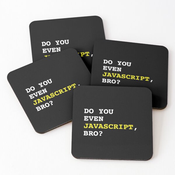 Item preview, Do You Even JavaScript, Bro? - Web Development designed and sold by Shirtlify.