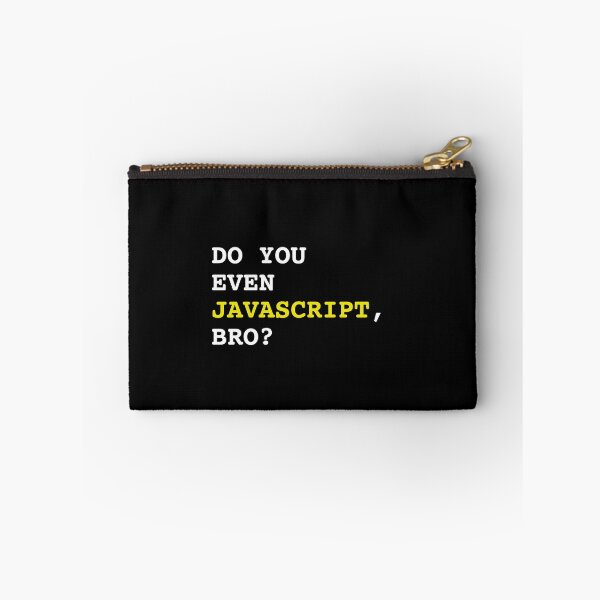 Item preview, Do You Even JavaScript, Bro? - Web Development designed and sold by Shirtlify.