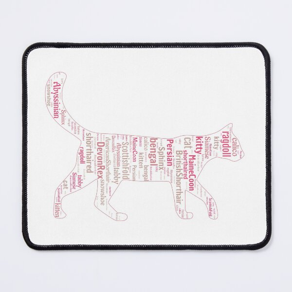 Item preview, Cat Shape Word Art designed and sold by Obitez.