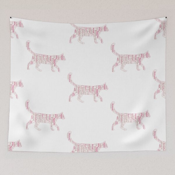 Item preview, Cat Shape Word Art  designed and sold by Obitez.