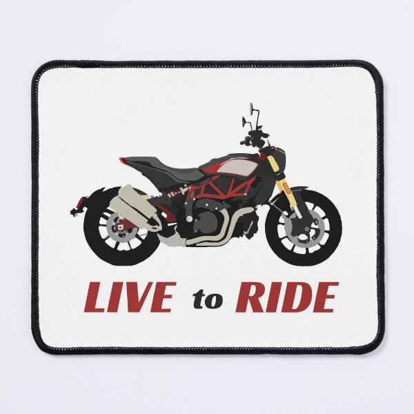 Item preview, Indian FTR 1200 with quote "Live to Ride" designed and sold by WiredDesigns.