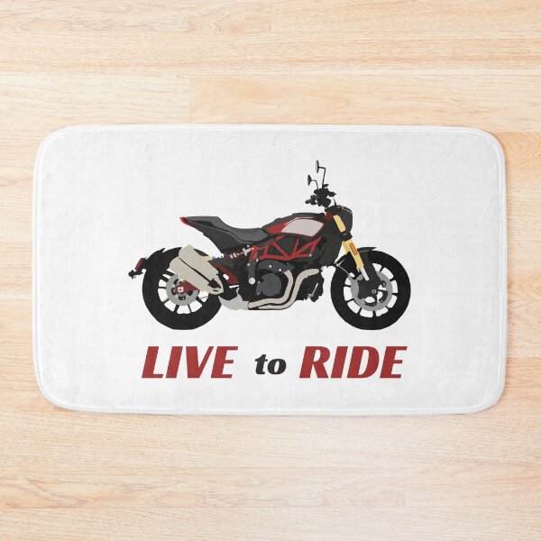 Item preview, Indian FTR 1200 with quote "Live to Ride" designed and sold by WiredDesigns.