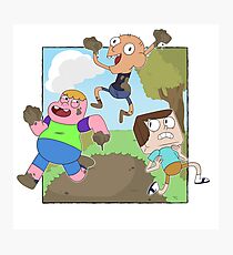 Mud Fight! Photographic Print