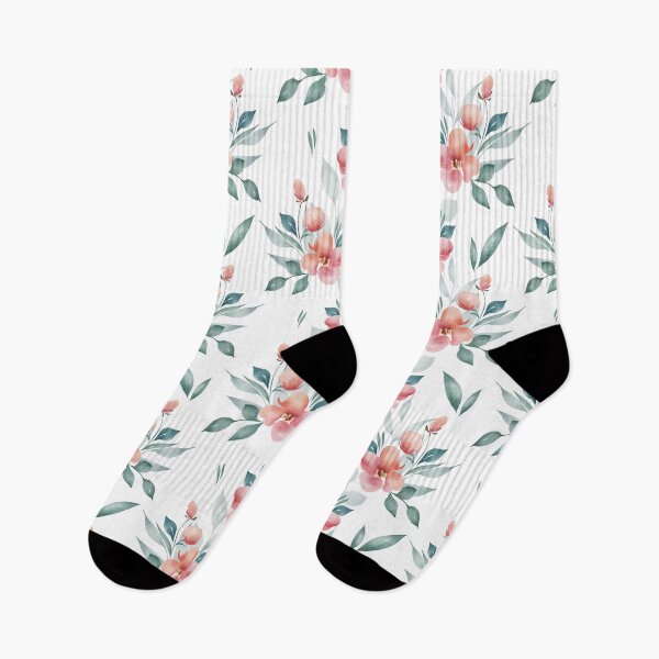 Item preview, Floral pattern in watercolor style designed and sold by Shilovka.