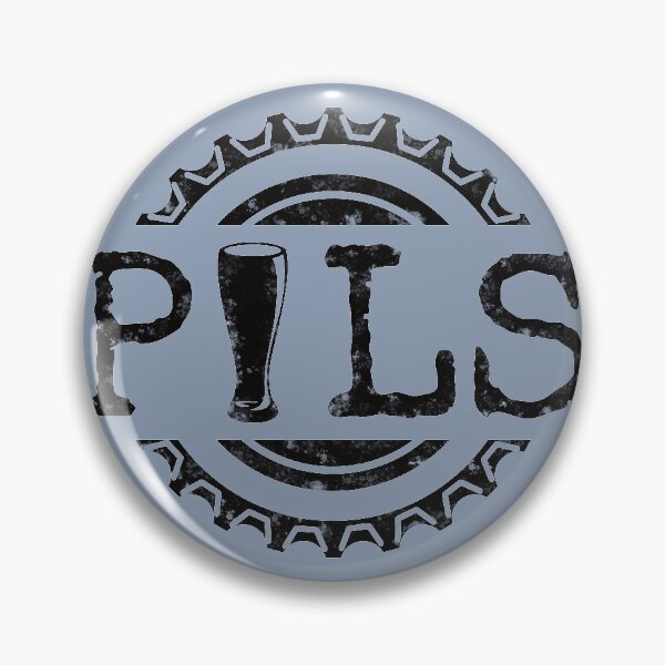 Item preview, Pils (Pilsner) Word and Beer Bottle Cap (black) designed and sold by DKdesigns27.
