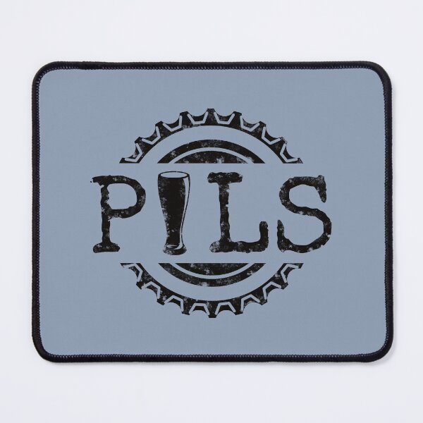 Item preview, Pils (Pilsner) Word and Beer Bottle Cap (black) designed and sold by DKdesigns27.