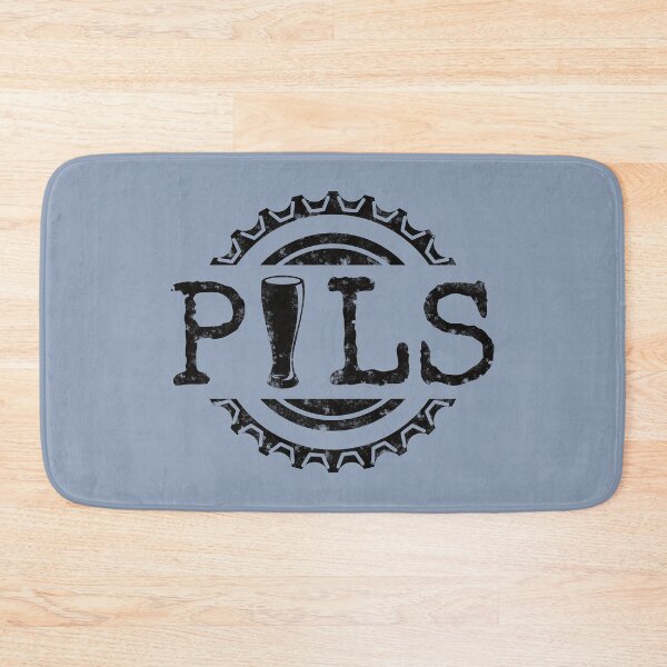 Item preview, Pils (Pilsner) Word and Beer Bottle Cap (black) designed and sold by DKdesigns27.