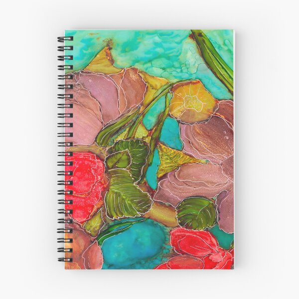 Item preview, “Turquoise & Floral” designed and sold by 3BlueFishDesign.