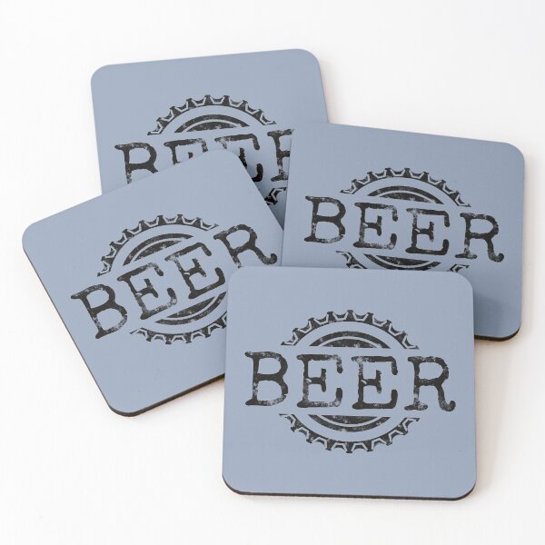 Item preview, Beer Word and Bottle Cap (black) designed and sold by DKdesigns27.