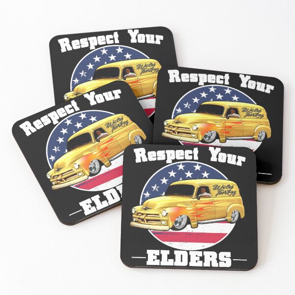 Item preview, Funny Car Guy - Respect Your Elders Classic Panel Truck designed and sold by CharJens.