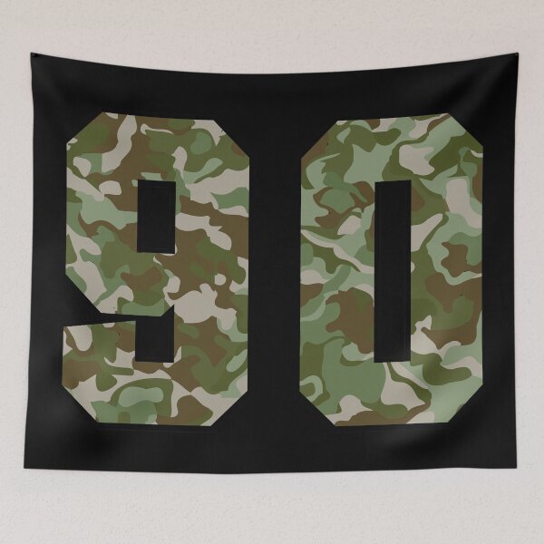 Item preview, Army Camo Number ninety Veteran Lucky Number 90 designed and sold by Urosek.