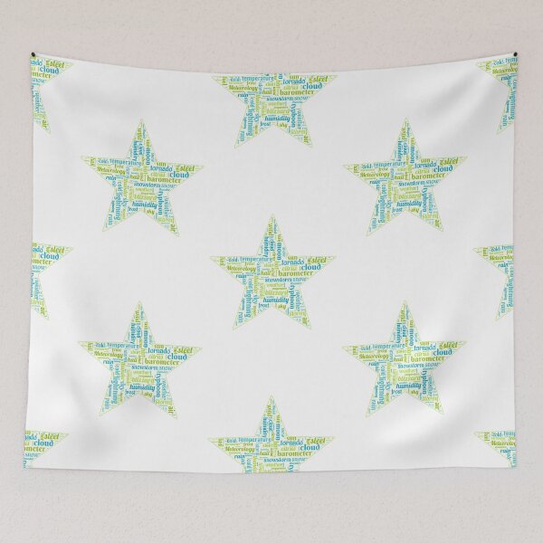 Item preview, Meteorology Word Art (Star Shape) designed and sold by Obitez.