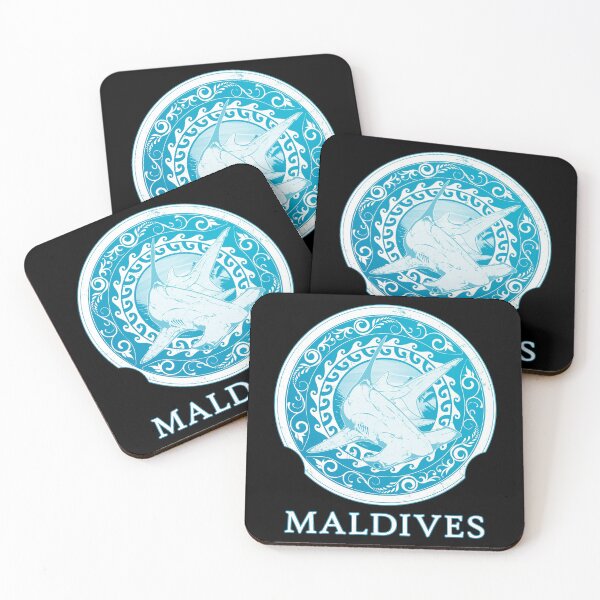Item preview, Hammerhead Shark Maldives designed and sold by NicGrayGraphic.