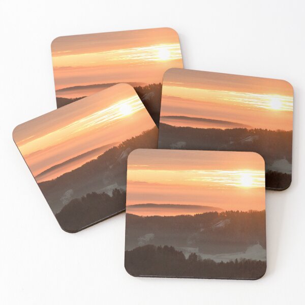 Item preview, Suset Above the Fog - Lake Constance Panorama designed and sold by holgermader.