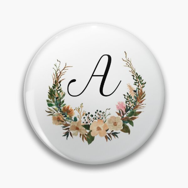 Item preview, Autumn Floral Monogram | Monogram Letter A designed and sold by JustSeasons.