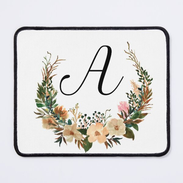 Item preview, Autumn Floral Monogram | Monogram Letter A designed and sold by JustSeasons.