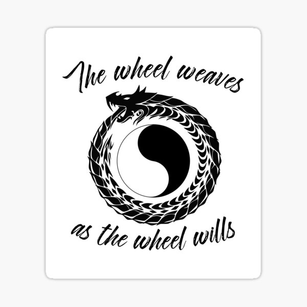 Item preview, The Wheel Weaves as The Wheel Wills Wheel of Time Dragon Parody  designed and sold by Candlewood Museum & Gift Shoppe.