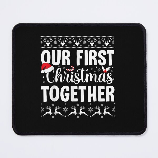 Item preview, our First Christmas Together funny couples christmas gift idea for boyfriend girlfriend designed and sold by wi trendshop.
