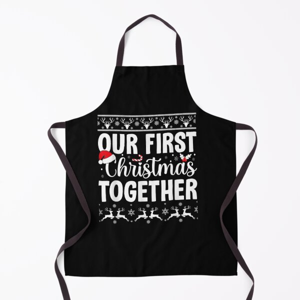 Item preview, our First Christmas Together funny couples christmas gift idea for boyfriend girlfriend designed and sold by wi trendshop.