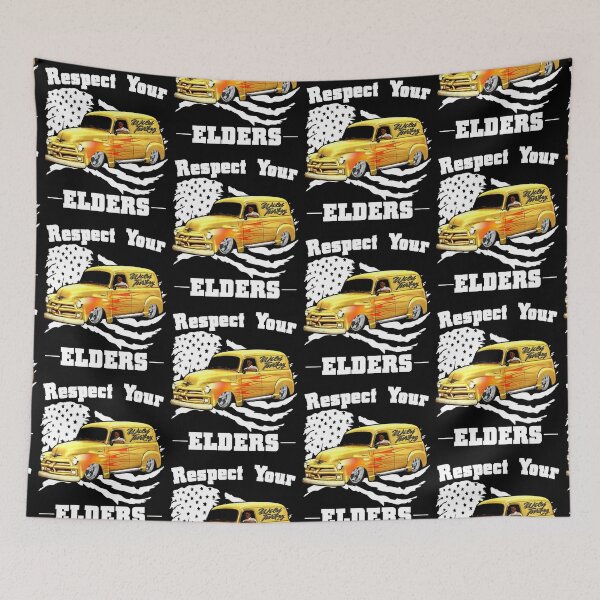 Item preview, Funny Car Guy - Respect Your Elders Classic Panel Truck designed and sold by CharJens.