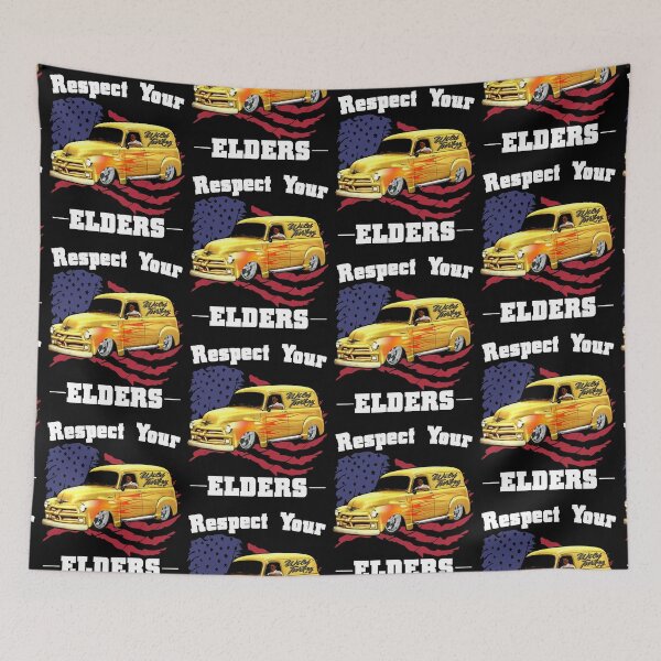 Item preview, Funny Car Guy - Respect Your Elders Classic Panel Truck designed and sold by CharJens.