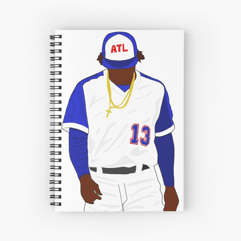 Ronald Acuña Jr: The Silencer Art Print, Atlanta - MLBPI - BreakingT