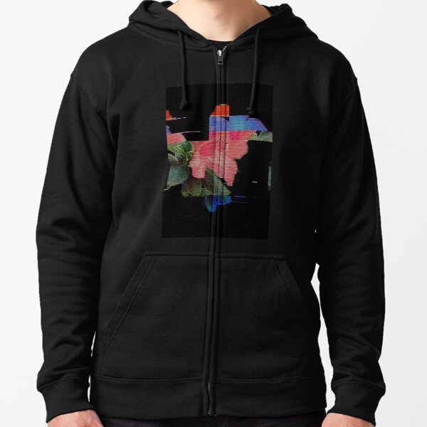 Glitch Unisex Pullover Hoodie Black To The Stars..