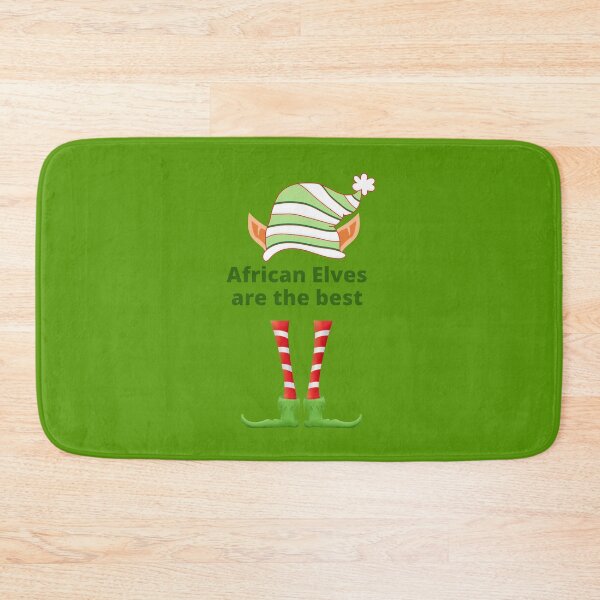 Item preview, African Elves are the best, funny African Gnomes, naughty or nice designed and sold by 3TFashion.