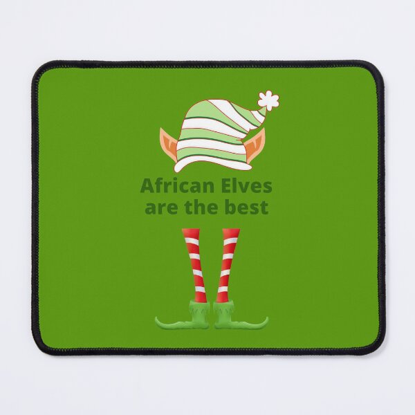 Item preview, African Elves are the best, funny African Gnomes, naughty or nice designed and sold by 3TFashion.