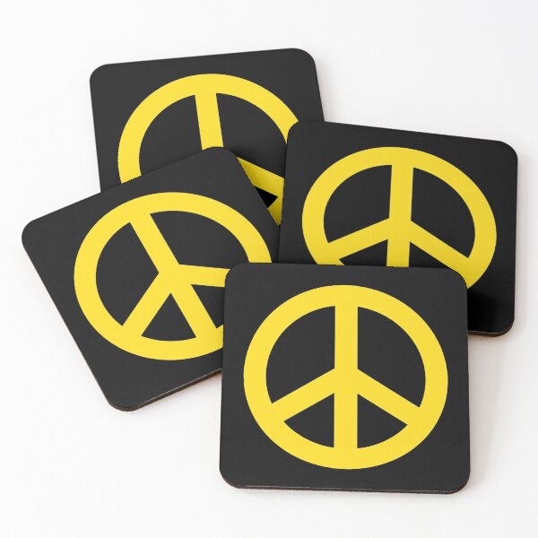Item preview, Peace Sign Series Yellow designed and sold by ArtofDissent.