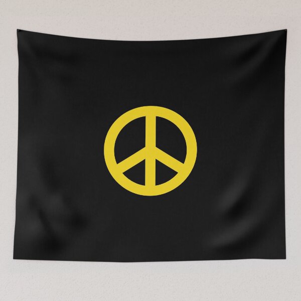 Item preview, Peace Sign Series Yellow designed and sold by ArtofDissent.
